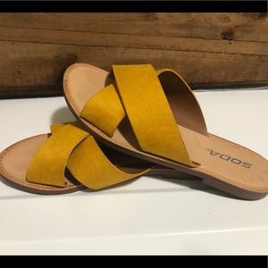 Soda slip on sandals